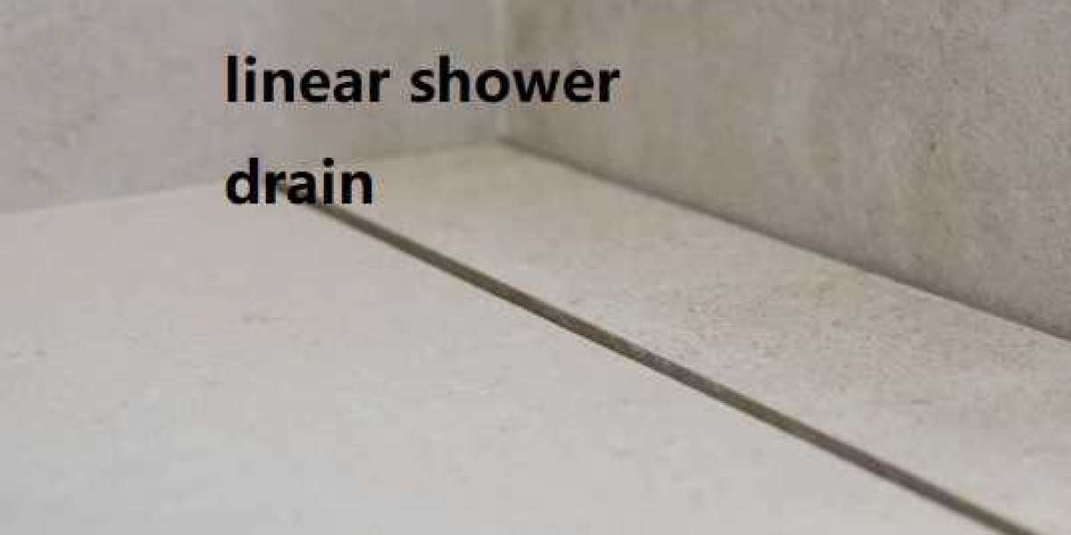 BetterDrain Recessed Linear Drain China for Wet Rooms
